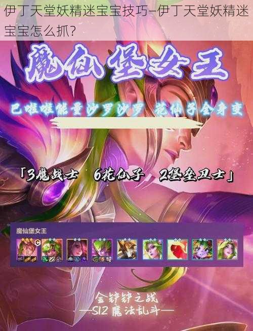 伊丁天堂妖精迷宝宝技巧—伊丁天堂妖精迷宝宝怎么抓?