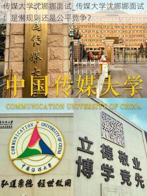 传媒大学沈娜娜面试_传媒大学沈娜娜面试:是潜规则还是公平竞争?
