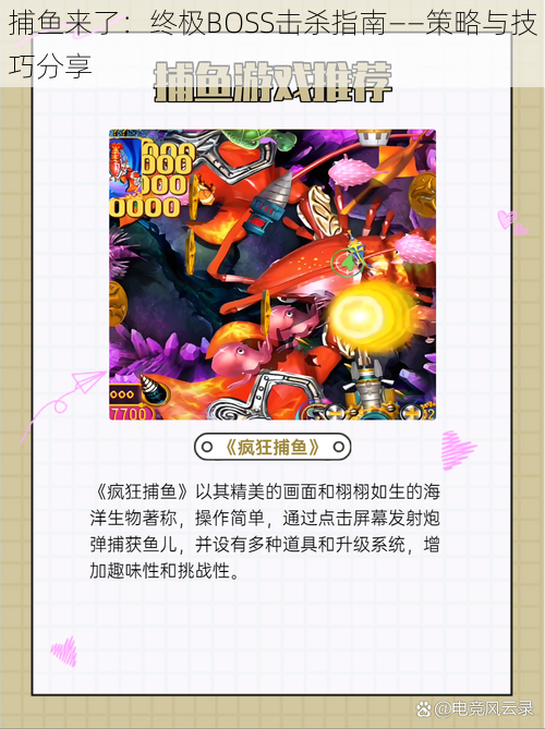 捕鱼来了:终极BOSS击杀指南——策略与技巧分享