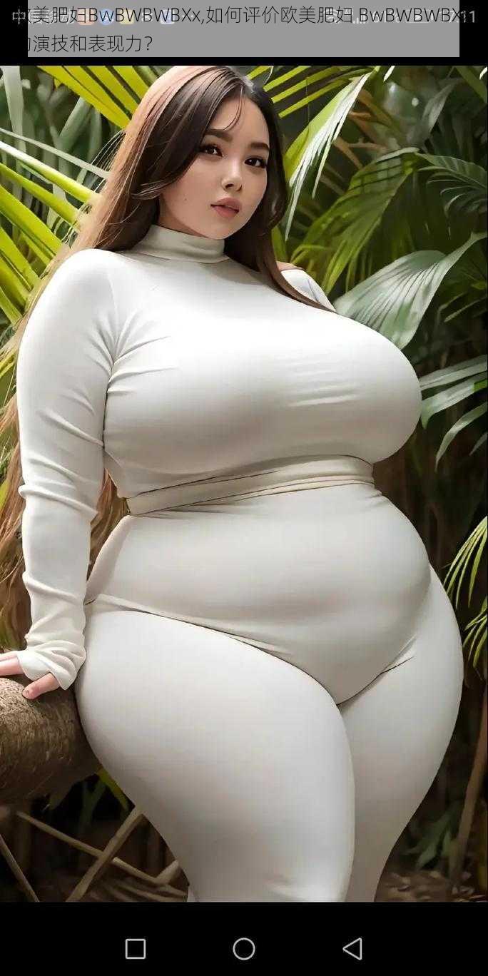 欧美肥妇BwBWBWBXx,如何评价欧美肥妇 BwBWBWBXx 的演技和表现力?