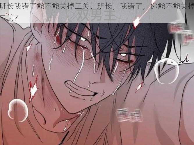 班长我错了能不能关掉二关、班长,我错了,你能不能关掉二关?