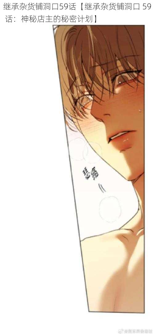 继承杂货铺洞口59话【继承杂货铺洞口 59 话:神秘店主的秘密计划】