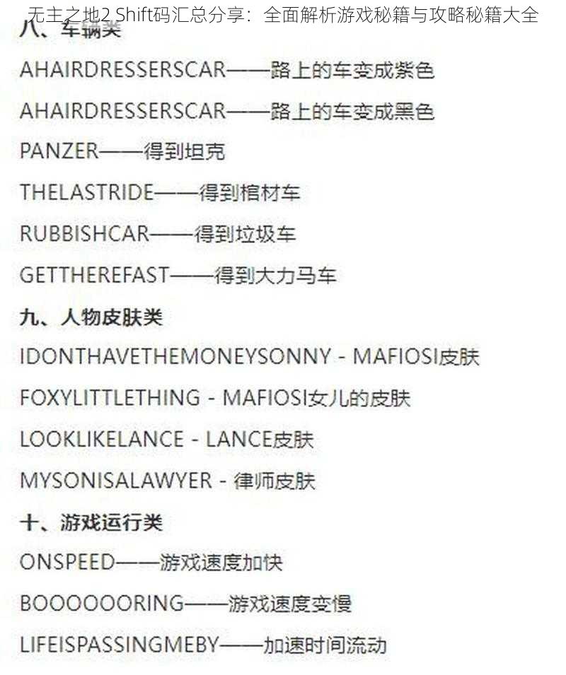 无主之地2 Shift码汇总分享:全面解析游戏秘籍与攻略秘籍大全