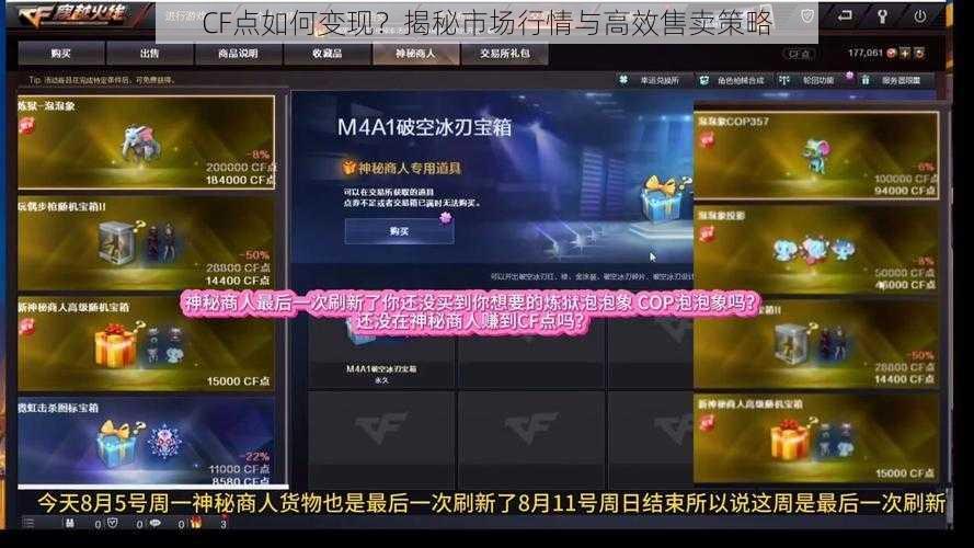 CF点如何变现?揭秘市场行情与高效售卖策略