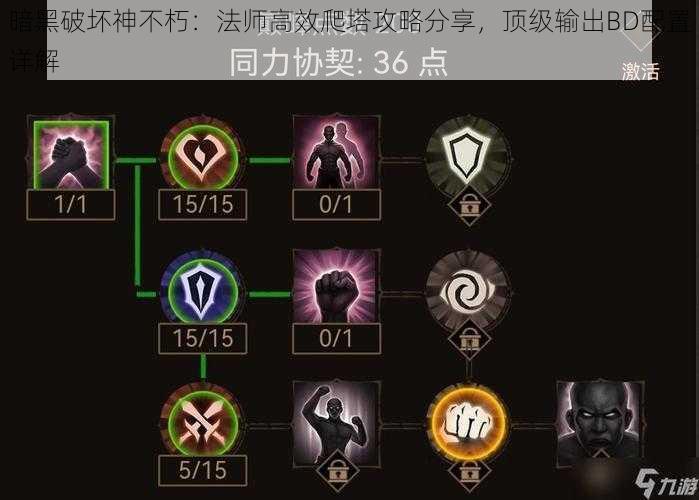 暗黑破坏神不朽:法师高效爬塔攻略分享,顶级输出BD配置详解