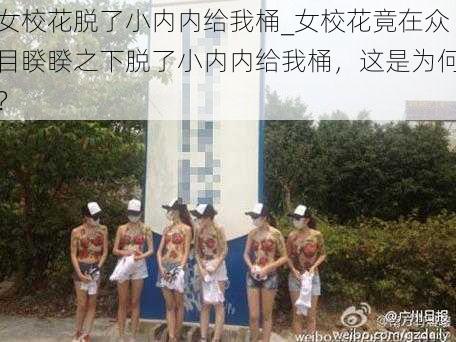女校花脱了小内内给我桶_女校花竟在众目睽睽之下脱了小内内给我桶,这是为何?