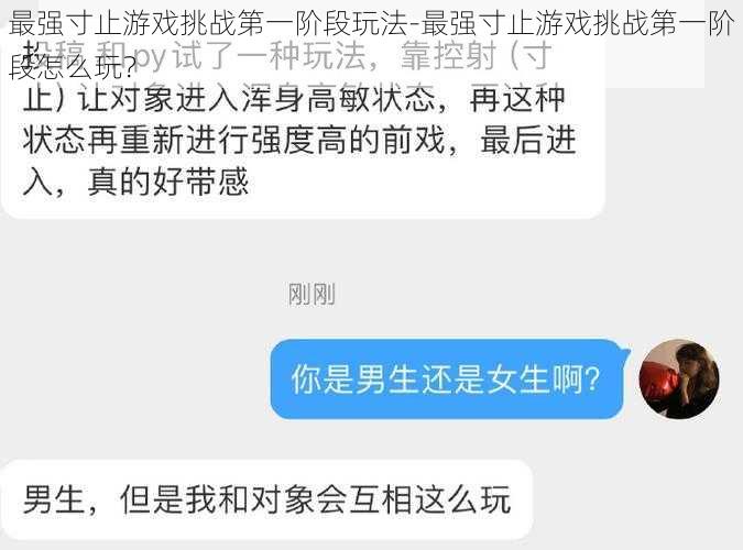 最强寸止游戏挑战第一阶段玩法-最强寸止游戏挑战第一阶段怎么玩?