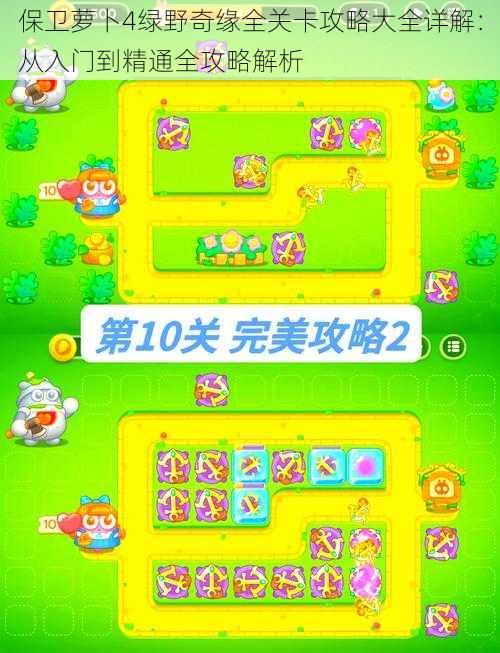保卫萝卜4绿野奇缘全关卡攻略大全详解:从入门到精通全攻略解析