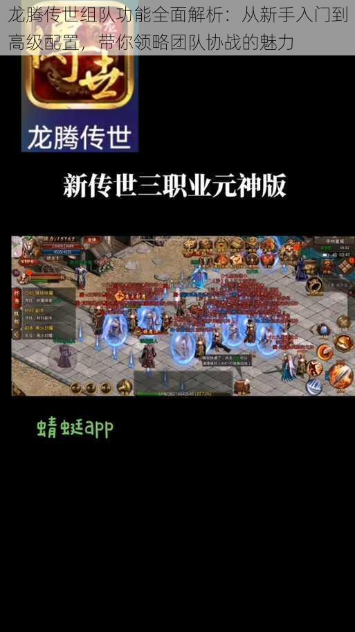 龙腾传世组队功能全面解析:从新手入门到高级配置,带你领略团队协战的魅力