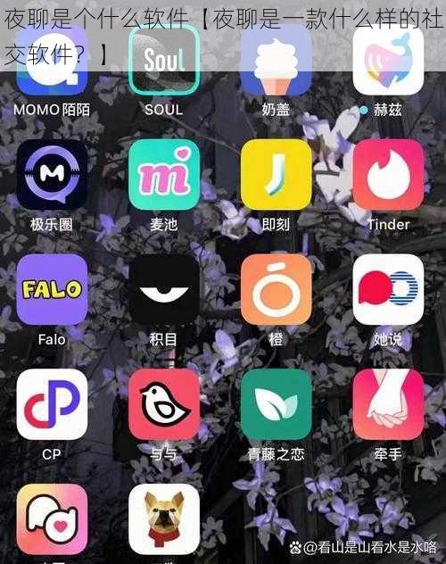 夜聊是个什么软件【夜聊是一款什么样的社交软件?】