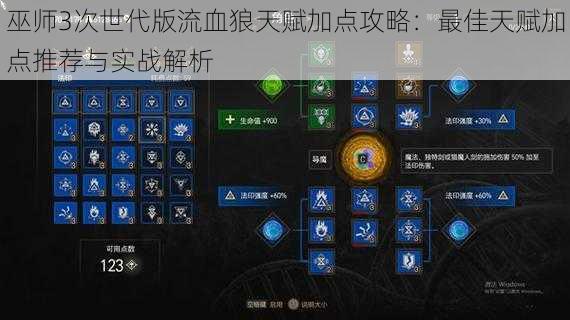巫师3次世代版流血狼天赋加点攻略:最佳天赋加点推荐与实战解析