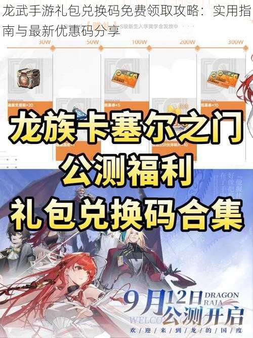 龙武手游礼包兑换码免费领取攻略:实用指南与最新优惠码分享
