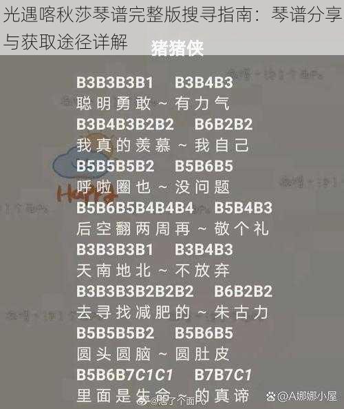 光遇喀秋莎琴谱完整版搜寻指南:琴谱分享与获取途径详解