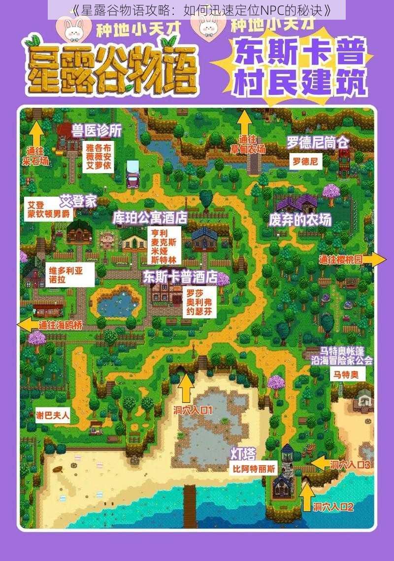 《星露谷物语攻略:如何迅速定位NPC的秘诀》