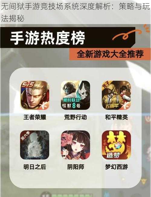 无间狱手游竞技场系统深度解析:策略与玩法揭秘