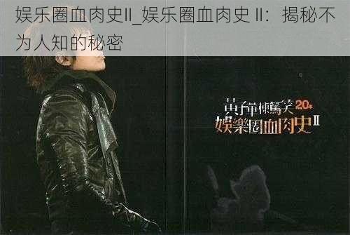 娱乐圈血肉史II_娱乐圈血肉史 II:揭秘不为人知的秘密