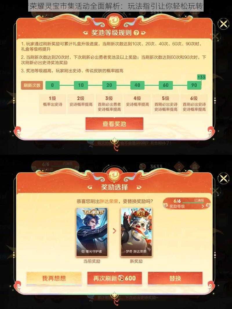 王者荣耀灵宝市集活动全面解析:玩法指引让你轻松玩转活动