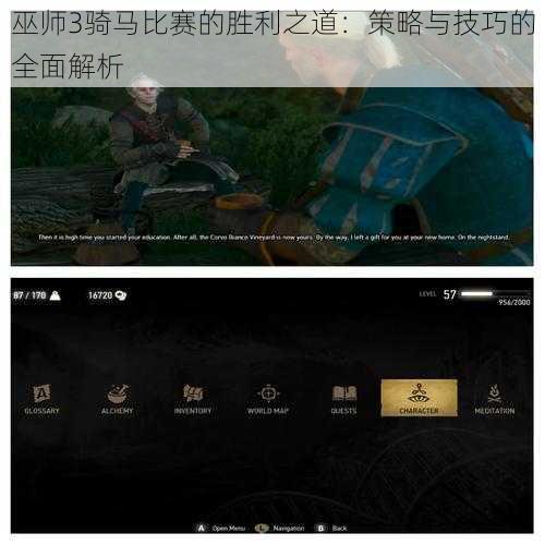 巫师3骑马比赛的胜利之道:策略与技巧的全面解析