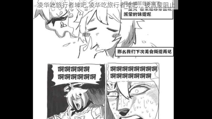 凌华吃旅行者坤吧,凌华吃旅行者坤吧,被派蒙阻止
