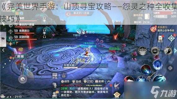 《完美世界手游:山顶寻宝攻略——怨灵之种全收集技巧》