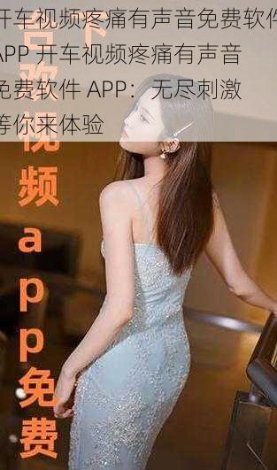 开车视频疼痛有声音免费软件APP 开车视频疼痛有声音免费软件 APP:无尽刺激等你来体验