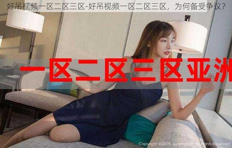 好吊视频一区二区三区-好吊视频一区二区三区,为何备受争议?