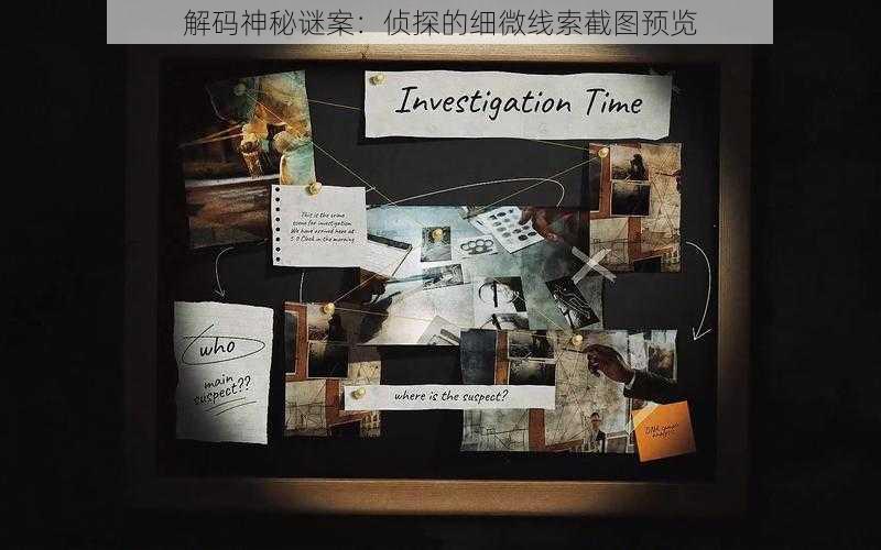 解码神秘谜案:侦探的细微线索截图预览