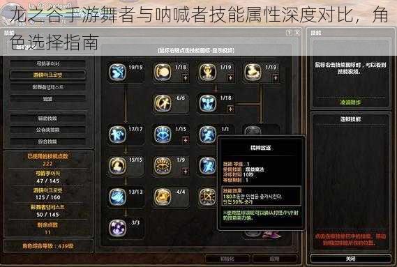 龙之谷手游舞者与呐喊者技能属性深度对比,角色选择指南