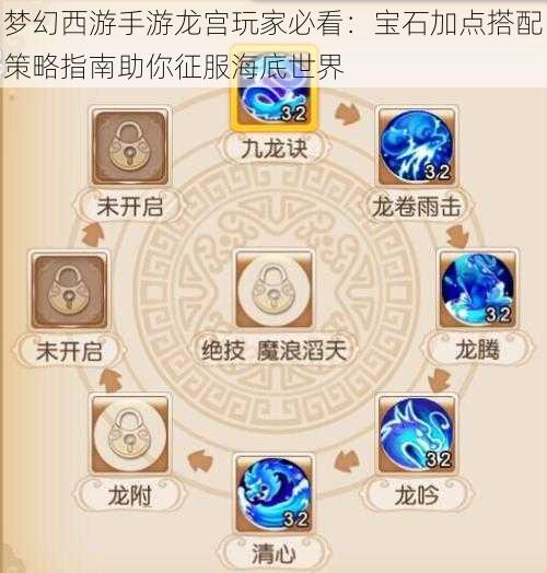 梦幻西游手游龙宫玩家必看:宝石加点搭配策略指南助你征服海底世界