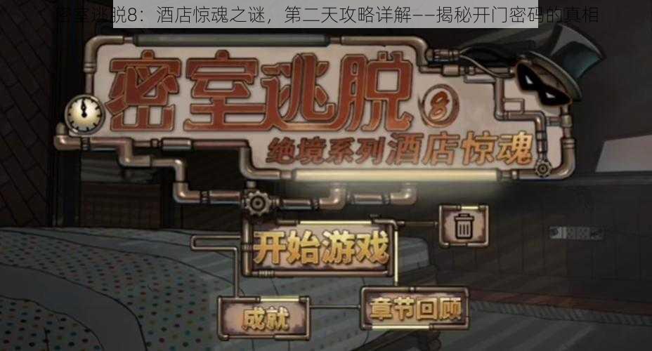 密室逃脱8:酒店惊魂之谜,第二天攻略详解——揭秘开门密码的真相