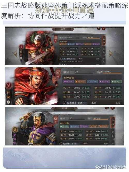 三国志战略版孙坚孙策门派战术搭配策略深度解析:协同作战提升战力之道