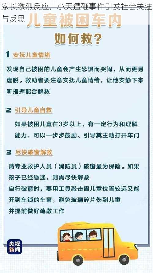 家长激烈反应,小天遭砸事件引发社会关注与反思