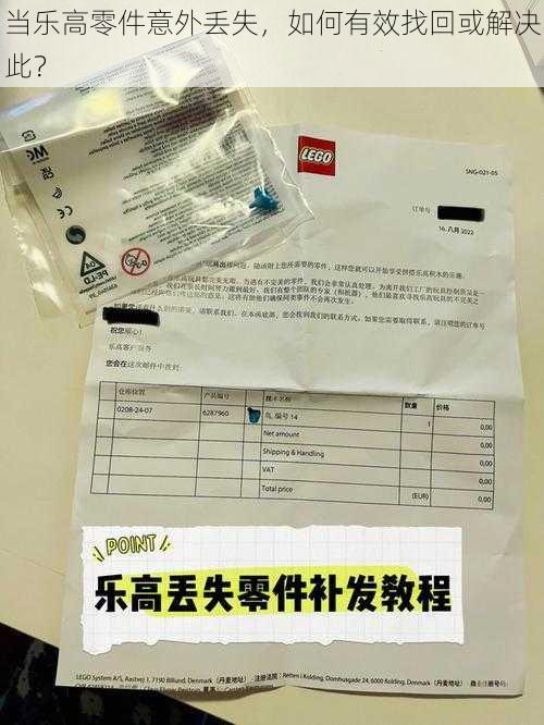 当乐高零件意外丢失,如何有效找回或解决此?