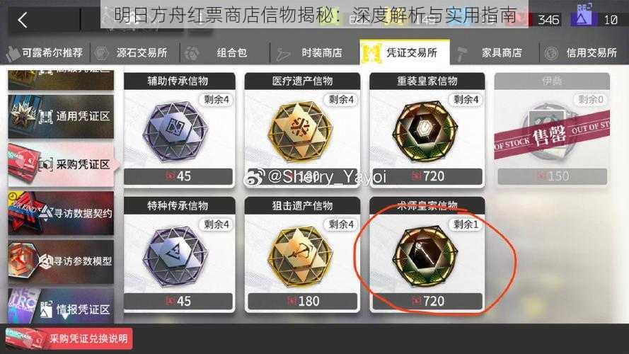 明日方舟红票商店信物揭秘:深度解析与实用指南
