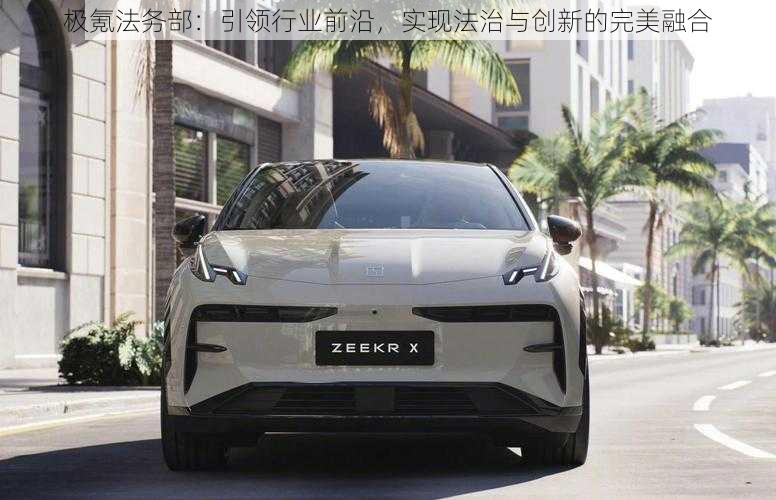 极氪法务部:引领行业前沿,实现法治与创新的完美融合