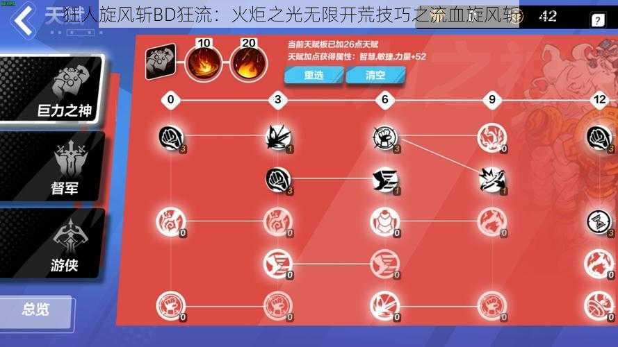 狂人旋风斩BD狂流:火炬之光无限开荒技巧之流血旋风斩秘籍