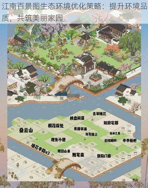 江南百景图生态环境优化策略:提升环境品质,共筑美丽家园