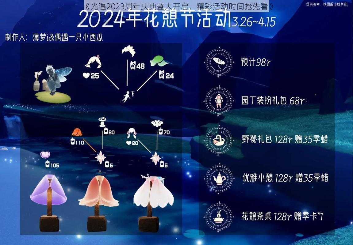 《光遇2023周年庆典盛大开启,精彩活动时间抢先看》