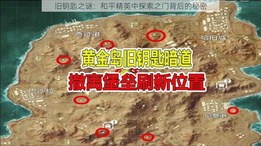 旧钥匙之谜:和平精英中探索之门背后的秘密