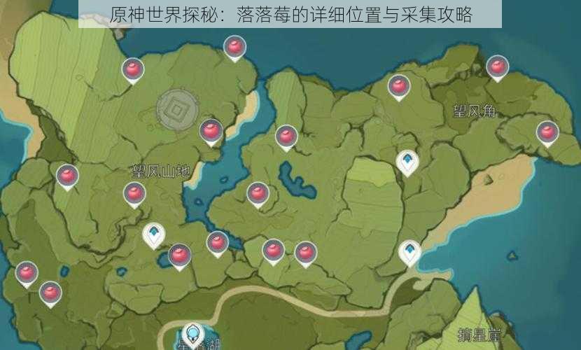 原神世界探秘:落落莓的详细位置与采集攻略