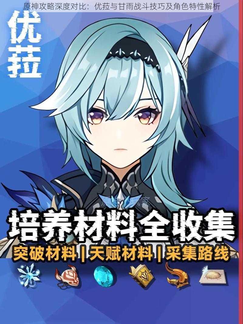 原神攻略深度对比:优菈与甘雨战斗技巧及角色特性解析