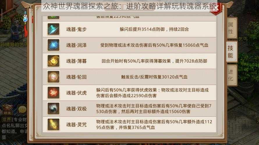 众神世界魂器探索之旅:进阶攻略详解玩转魂器系统